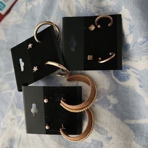 3 sets New hoop earring